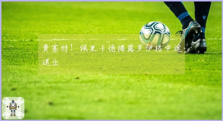 费塞特！佩里卡德揭露罗伊格中途退出
